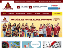 Tablet Screenshot of linuspauling.com.br